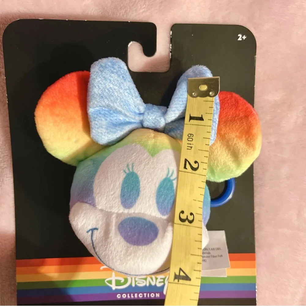 Disney Minnie Mouse Rainbow Collection Minnie Plush Clip - Picture 6 of 7